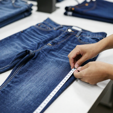 Wide leg wash close-up